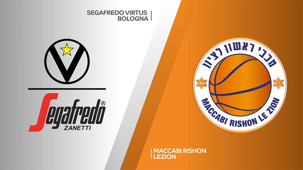 Segafredo Virtus Bologna - Maccabi Rshon Lezion Highlights | 7DAYS EuroCup, RS Round 2