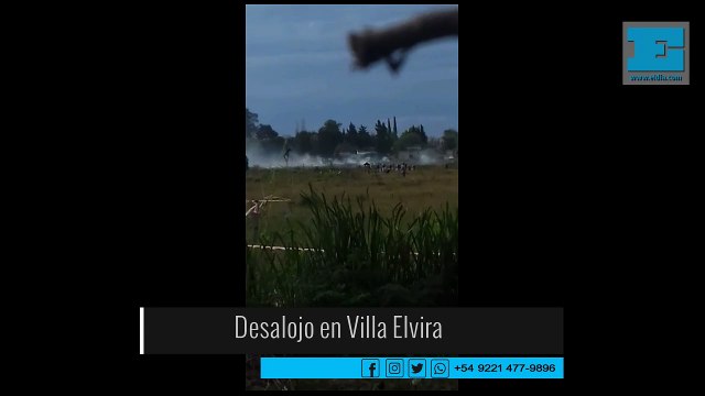 Denuncian usurpación de terrenos en Villa Elvira y fuerzas policiales avanzan en un desalojo