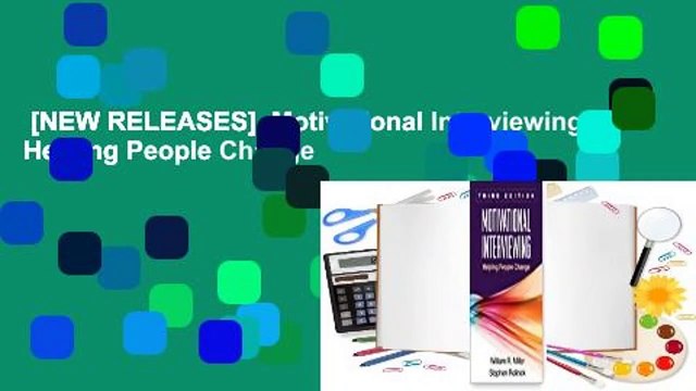 [NEW RELEASES] Motivational Interviewing: Helping People Change