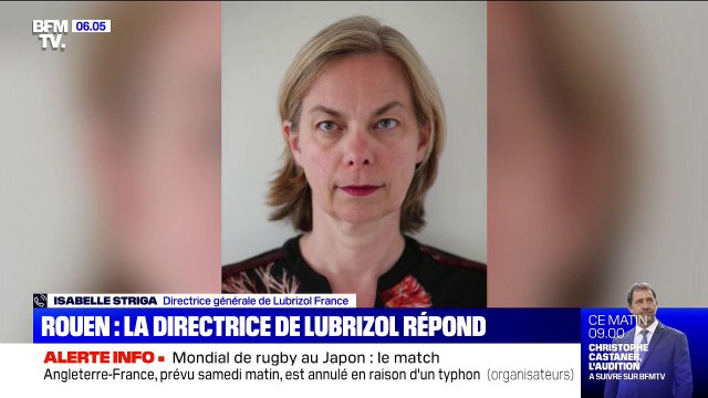 Pollution à Rouen: la directrice générale Lubrizol affirme qu'il n'y a pas de produits chlorés chez Lubrizol