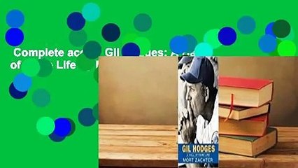 Complete acces  Gil Hodges: A Hall of Fame Life by Mort Zachter