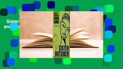 Sister Outsider: Essays and Speeches  For Kindle