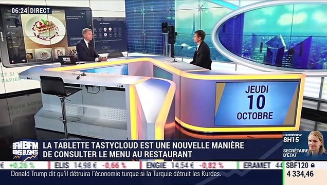 TastyCloud est une solution de menus sur tablettes tactiles pour les restaurateurs, Geoffrey Cuberos – 10/10