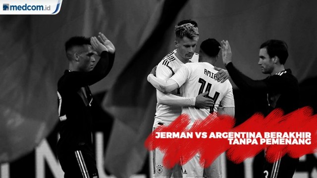 Duel Jerman Vs Argentina Berakhir Imbang