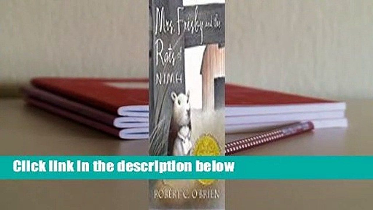 About For Books  Mrs. Frisby and the Rats of NIMH by Robert C. O'Brien
