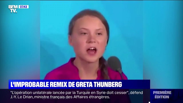 Ce DJ a mélangé le discours de Greta Thunberg à l'ONU avec le tube de Fatboy Slim Right here, right now