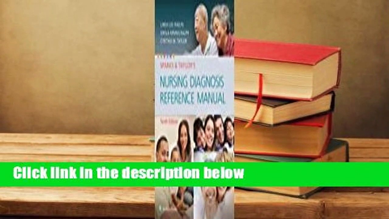 About For Books  Sparks  Taylor's Nursing Diagnosis Reference Manual Complete