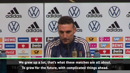 Germany draw was Argentina's best performance whilst coach - Scaloni