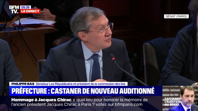 Philippe Bas, président de la commission des lois: Nous ne recherchons pas ici des responsabilités personnelles