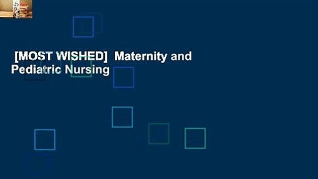 [MOST WISHED] Maternity and Pediatric Nursing