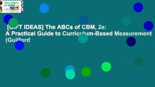 [GIFT IDEAS] The ABCs of CBM, 2e: A Practical Guide to Curriculum-Based Measurement (Guilford