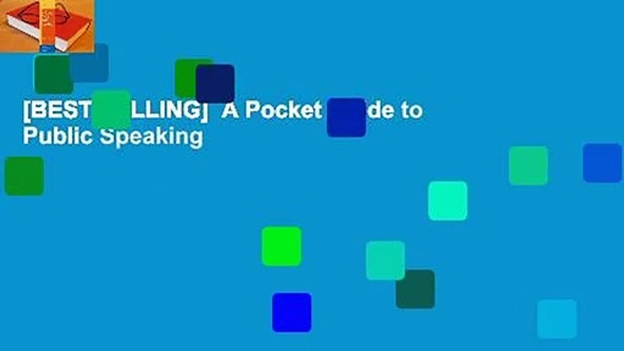 [BEST SELLING]  A Pocket Guide to Public Speaking