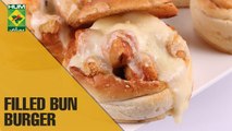 Super soft & tasty Filled Bun Burger | Mehboob's Kitchen | Masala TV Show | Mehboob Khan