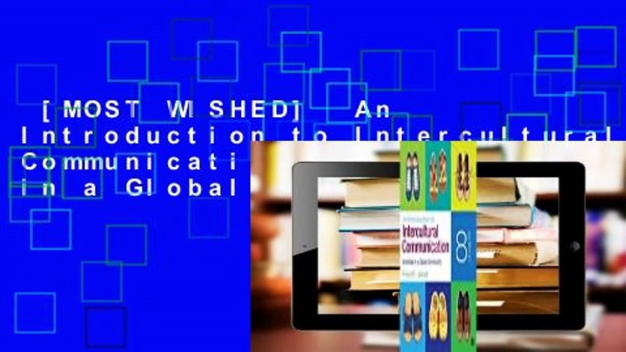 [MOST WISHED]  An Introduction to Intercultural Communication: Identities in a Global Community