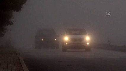 Yoğun sis etkili oluyor