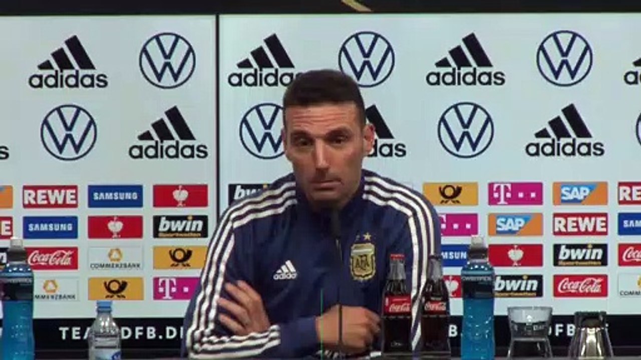 Scaloni : "nous avons beaucoup grandi"