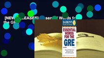 [NEW RELEASES]  Essential Words for the GRE
