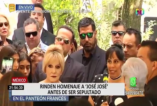 México: Sarita Sosa fue la gran ausente en homenaje a José José