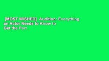 [MOST WISHED]  Audition: Everything an Actor Needs to Know to Get the Part