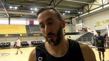 Mohamed Hachad avant Fos Provence Basket - Paris
