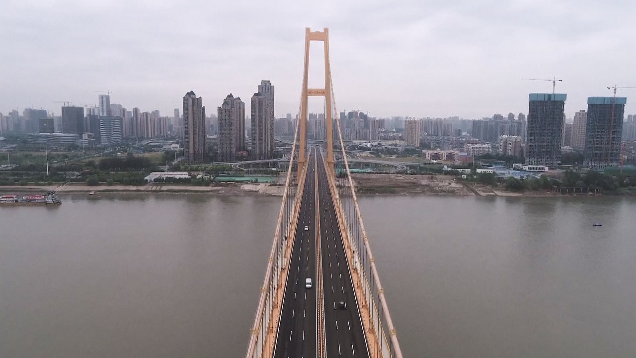 World’s longest double-deck suspension bridge opens in China