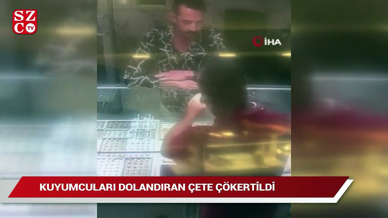 Sahte altınla kuyumcuları dolandıran çete çökertildi