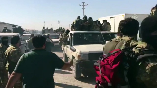 Barış Pınarı Harekatı - Suriye Milli Ordusu, Fırat nehrinin doğusundaki topraklara girdi - (1) - ŞANLIURFA