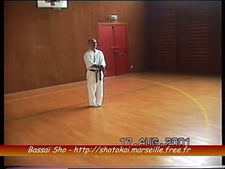 Bassai sho - Shotokai - Sensei Alain Hagopian