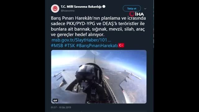 MSB: Barış Pınarı Harekatı'nın planlama ve icrasında sadece PKK/PYD-YPG ve DEAŞ'lı teröristler ile...