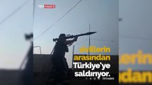 YPG/PKK'lı teröristler karargah olarak kullandıkları kiliseden sivilleri hedef alıyor