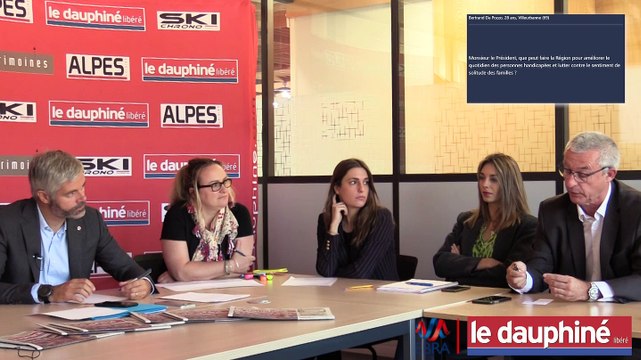 Laurent Wauquiez face aux lecteurs: la question du handicap