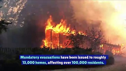 Overnight Fire in California Forces Evacuations for More Than 100,000 People