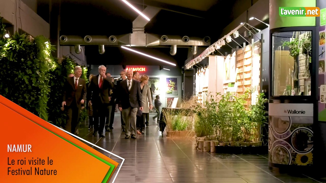 L'Avenir - Visite du roi au Festival Nature