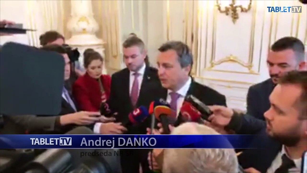 ZÁZNAM: Brífing predsedu NR SR A. Danka a premiéra P. Pellegriniho