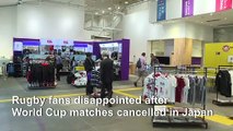 Rugby fans in Japan disappointed over cancelled matches