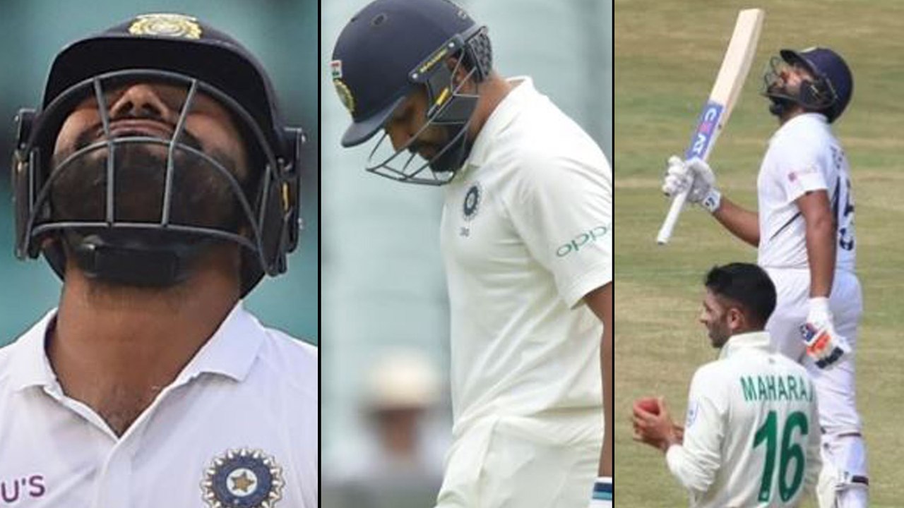 IND VS SA 2019,2nd Test : Kagiso Rabada Removes Rohit Sharma During 2nd Test In Pune