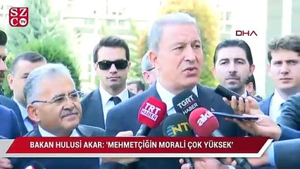 Скачать видео: Bakan Hulusi Akar: 'Mehmetçiğin morali çok yüksek'