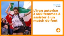 L’Iran autorise 3 500 femmes à assister à un match de foot