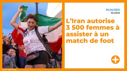 L’Iran autorise 3 500 femmes à assister à un match de foot