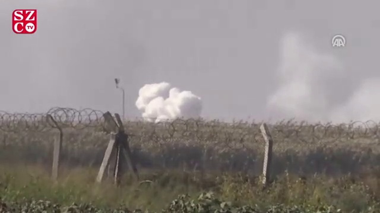 Barış Pınarı Harekâtı’nda terör hedefleri obüs atışlarıyla vuruldu