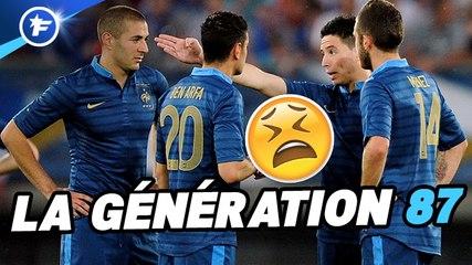 Génération 87, la génération gâchée du football français