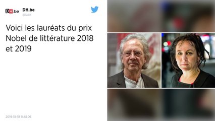 Le prix Nobel de littérature pour la Polonaise Olga Tokarczuk et l'Autrichien Peter Handke