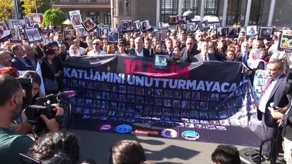 Ankara Garı saldırısında hayatını kaybedenler anıldı