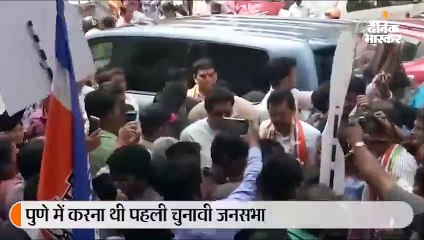 बारिश में धुल गई राज ठाकरे की पहली चुनावी जनसभा