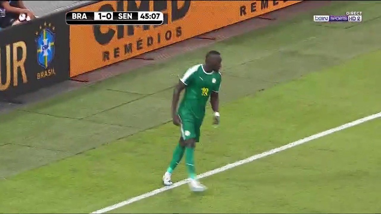 Brésil-Sénégal : Le but de Famara Diedhiou