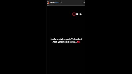 Ünlü isimlerden Barış Pınarı Harekatı'na destek