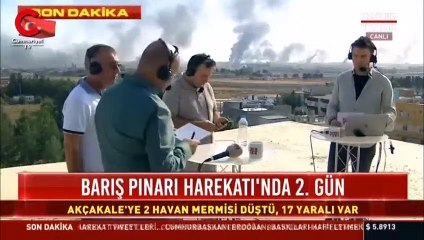 Canlı yayında keskin nişancı tüfeği atışı!