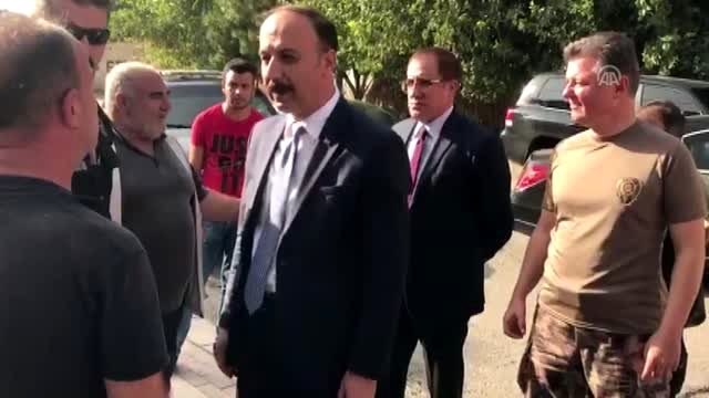 Akçakale'ye havan mermisi düştü - Vali Erin incelemelerde bulundu