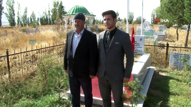 Fırat Kalkanı Harekatı şehidinin babası ve kardeşinden Barış Pınarı Harekatına destek