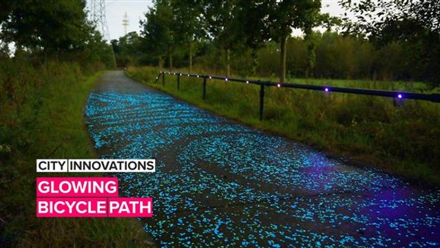 City Innovations: Let this Van Gogh inspired bike path light your way
